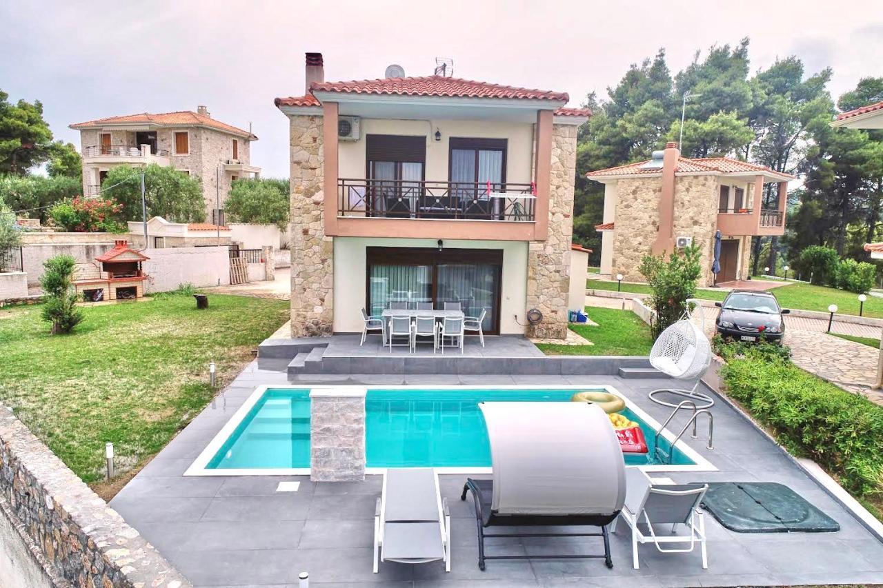 Earthy Boutique Luxurious House -Marble Luxury House Villa Paliouri Esterno foto